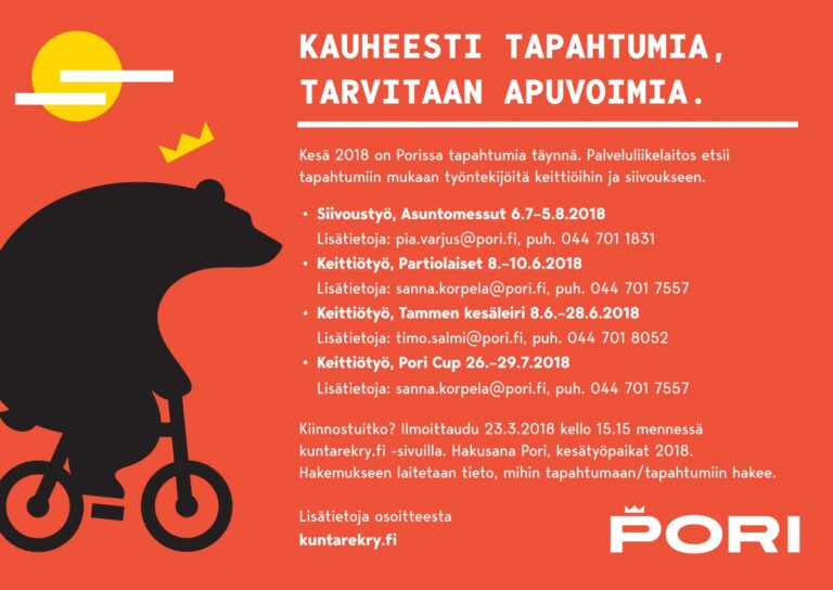 Palveluliikelaitoksen kesätyöpaikat