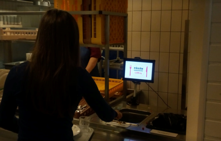 Länsi-Porin koulun ruokahävikki