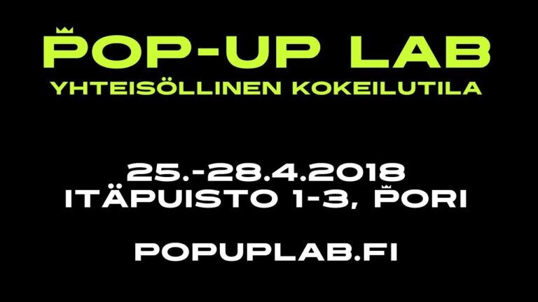 Pop-Up Lab mainos