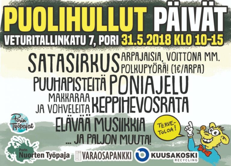 Puolihullujen päivien mainos