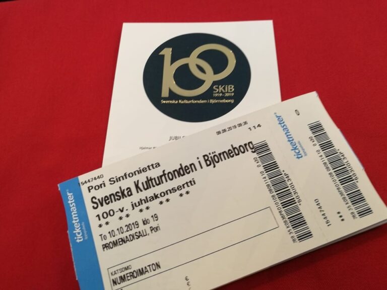 Svenska Kulturfonden i Björneborg -lippu