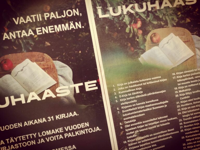 Lukuhaaste kuvituskuva