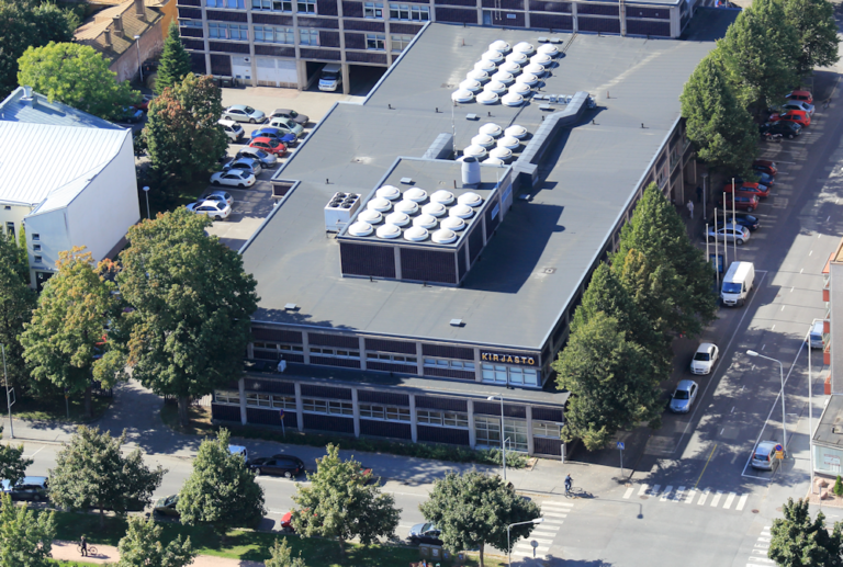 Pääkirjaston ilmakuva