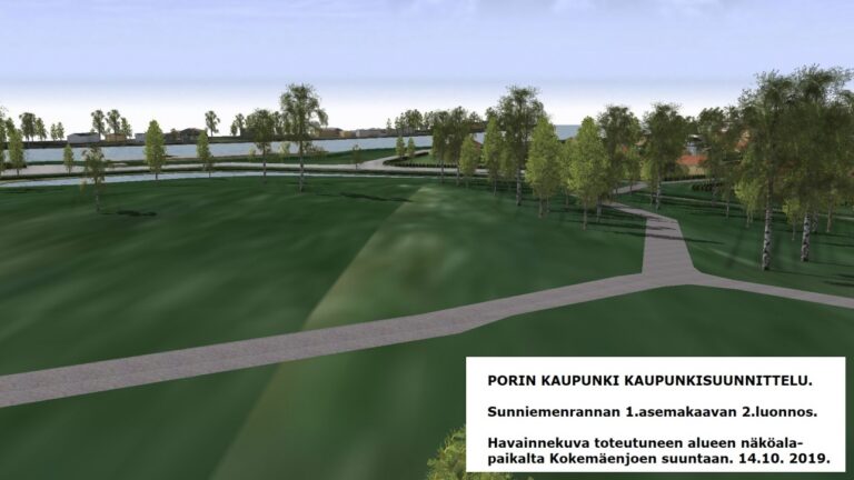 Sunniemi, näkymä Kokemäenjoelle