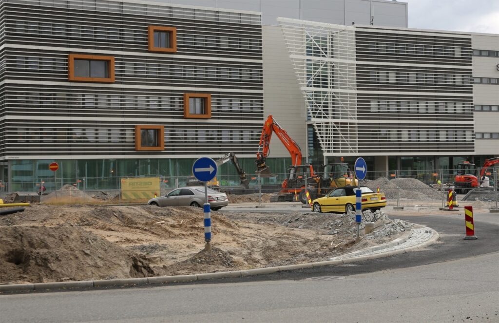 Rakennustyömaa