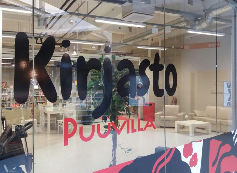 Puuvillan kirjasto kuvituskuva