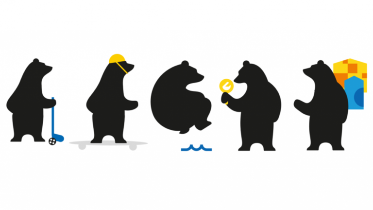 Porin brändikarhuja rivissä