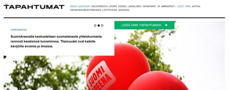 Uusi tapahtumakalenteri