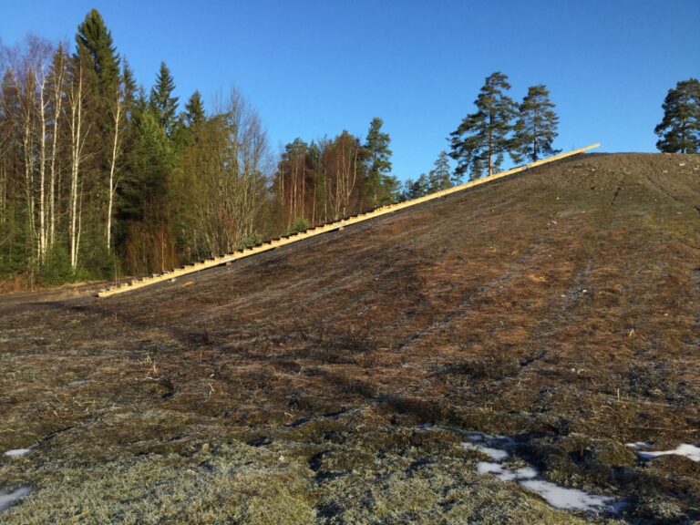 Noormarkun kuntoportaat rakennusvaiheessa