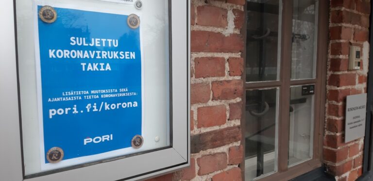 Satakunnan Museon arki korona-aikana