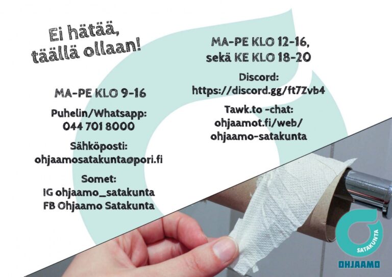Ohjaamo Satakunta etäpalvelut