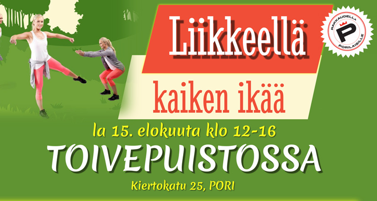 Liikkeellä kaiken ikää -esite
