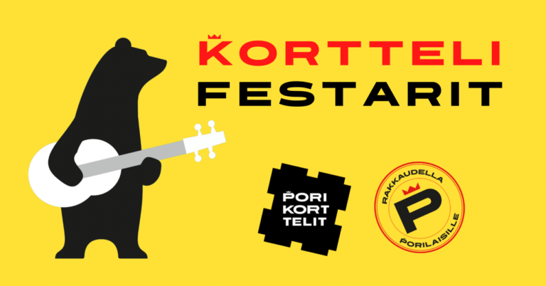 Korttelifestareiden mainoskuva