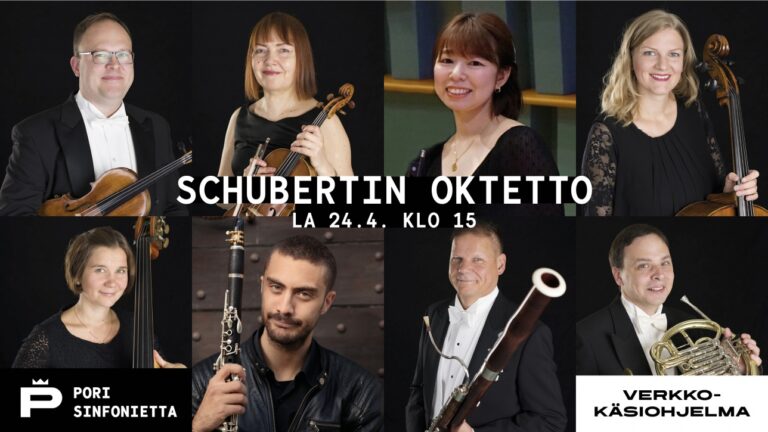 Schubertin Oktetto -verkkokäsiohjelma.