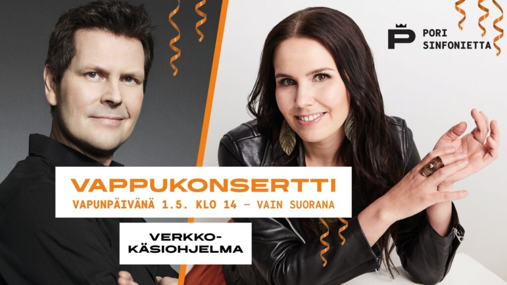 Heikki Elo ja Anne Mattila verkkokäsiohjelman kuvituksessa.