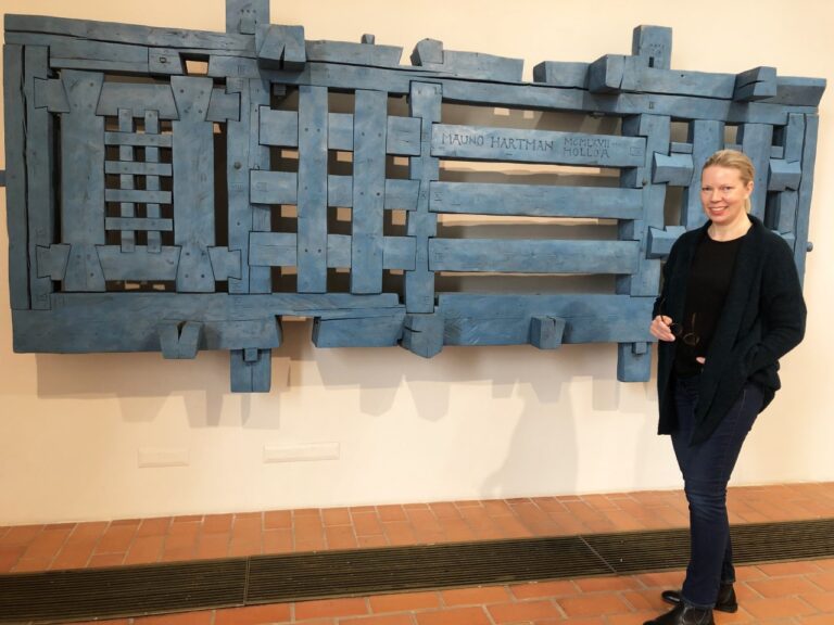 Anu Aaltonen ja Mauno Hartmanin teos Lintujen kuningaskunta, Maire Gullichsenin taidesäätiön kokoelma