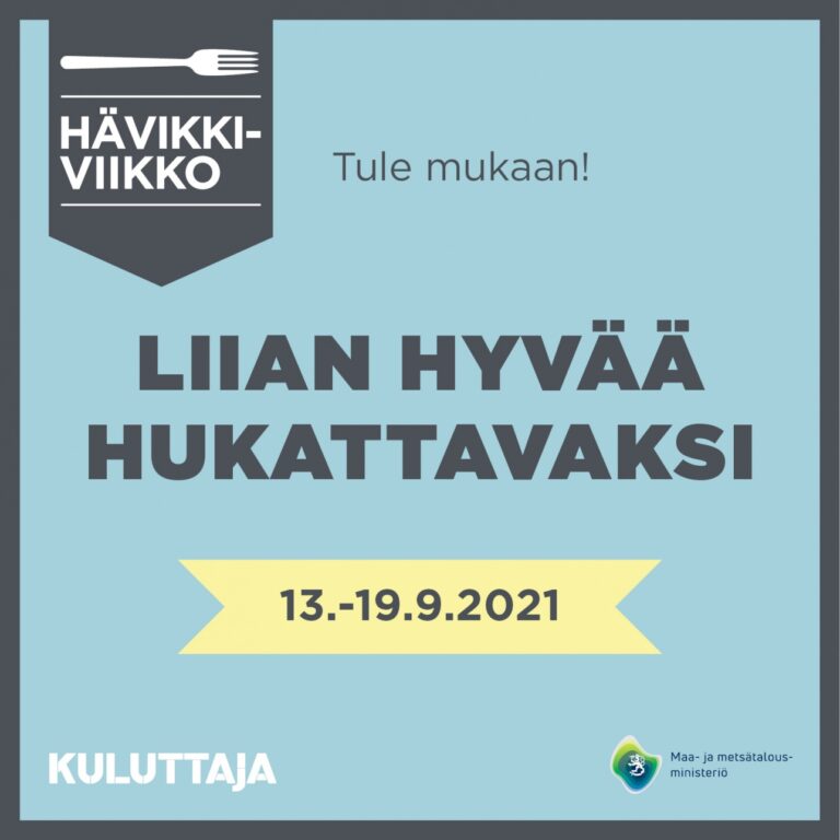 Hävikkiviikon 2021 markkinointikuva