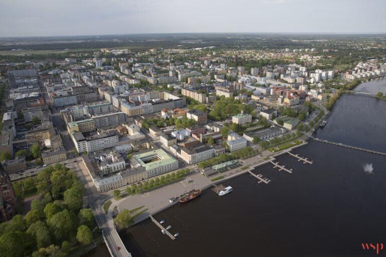 Jokikeskuksen 1. ja 2. vaiheen havainnekuva