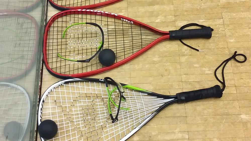 Racketball, Pori sports hall