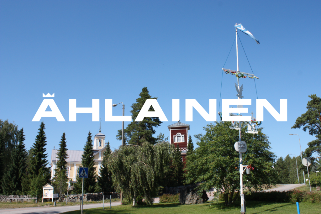 Ahlainen Pori Sans -fontilla.