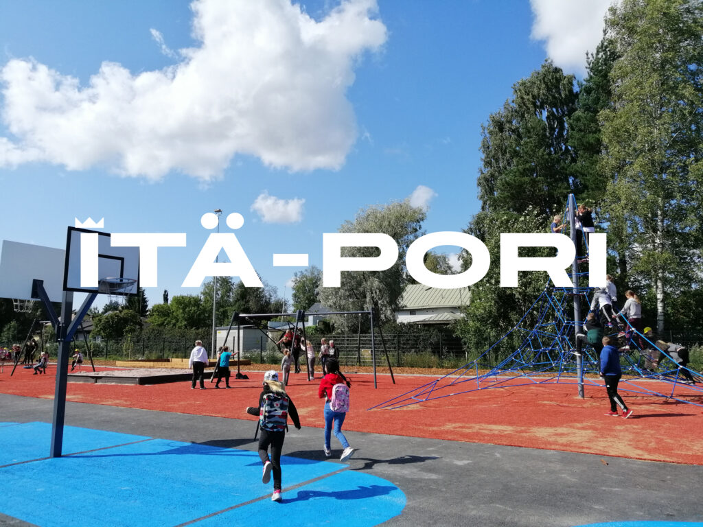 Itä-Pori Pori Sans -fontilla.