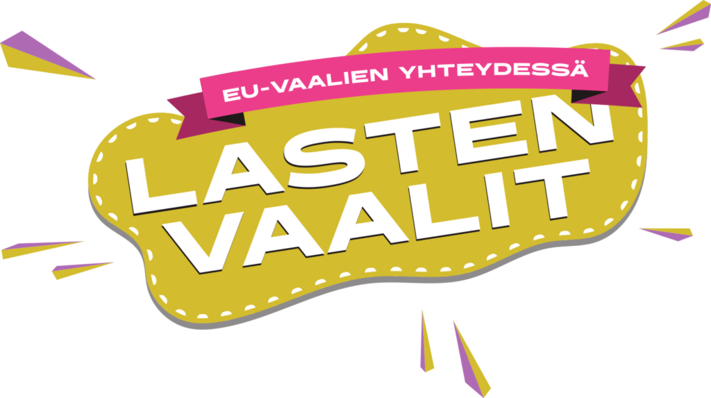 Toukokuun 2019 lasten vaalien logo.