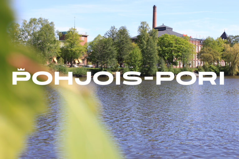 Pohjois-Pori Pori Sans -fontilla.