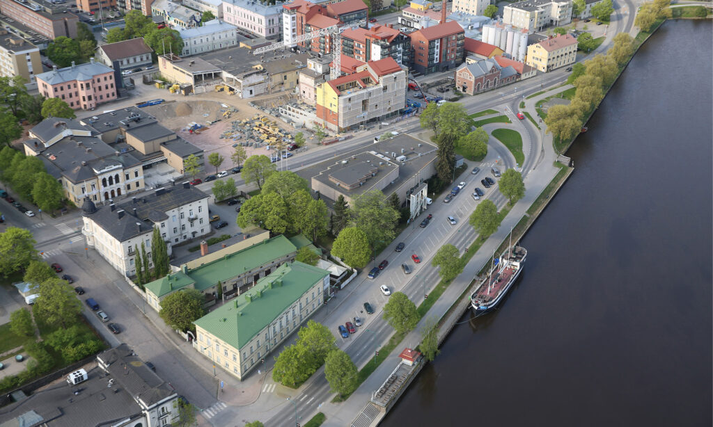Ilmakuva Porin Aarre alueesta