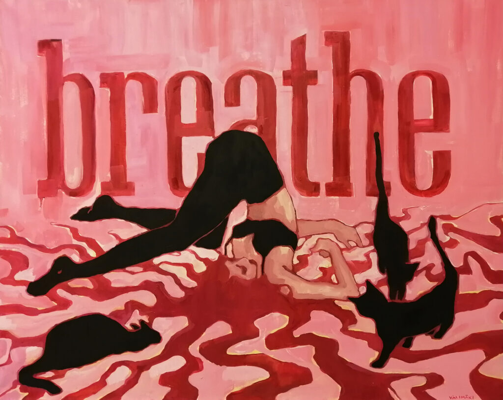Breathe-kuvanäyttelyn teos