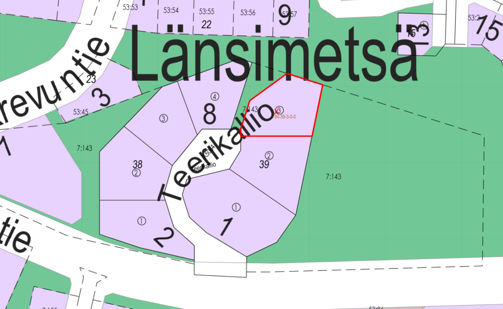 Karttakuva Länsimetsästä