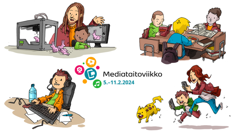 Mediataitoviikon kuvituskuva