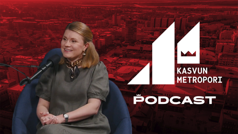 Carla Björndahl Kasvun metropori -podcastissa