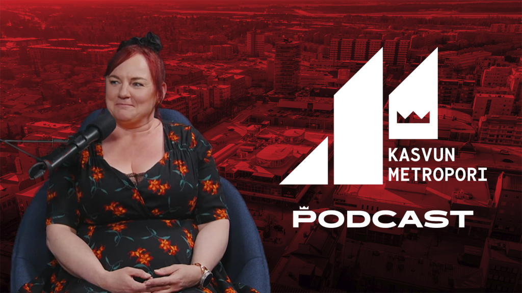 Marjut Vähänen Kasvun metropori -podcastissa