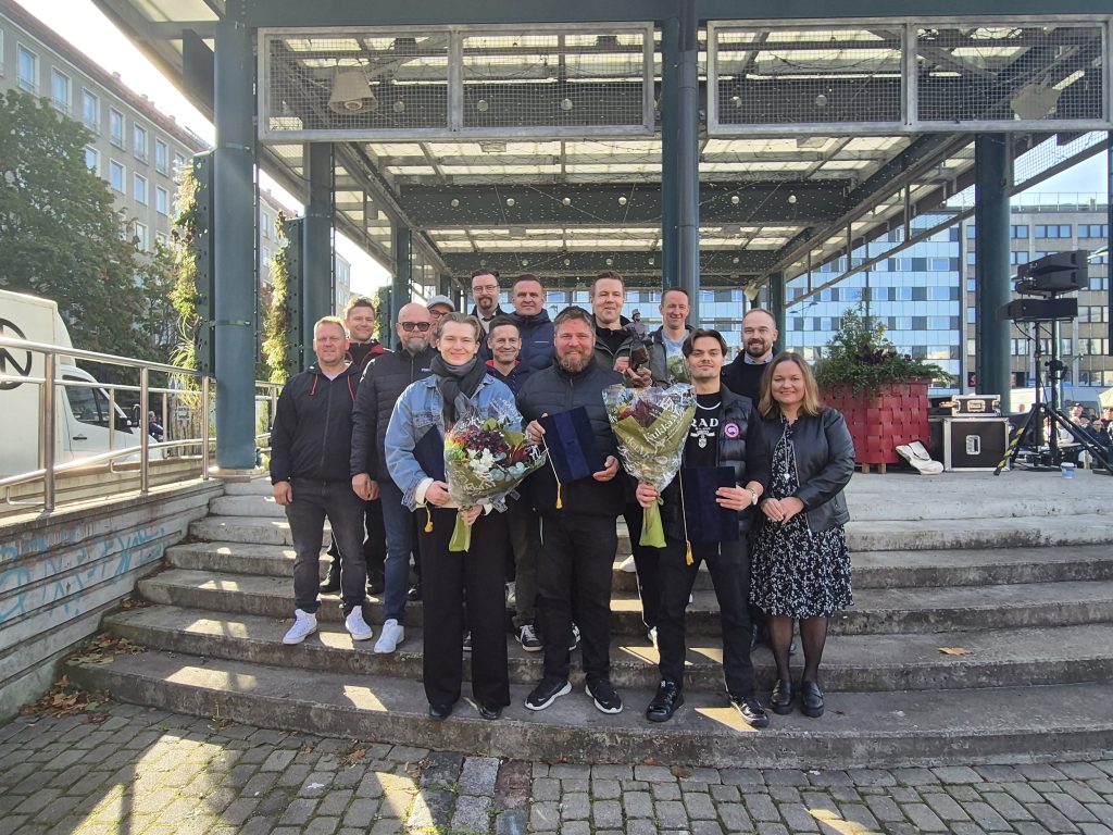 Porin Päivän palkitut kauppatorilla