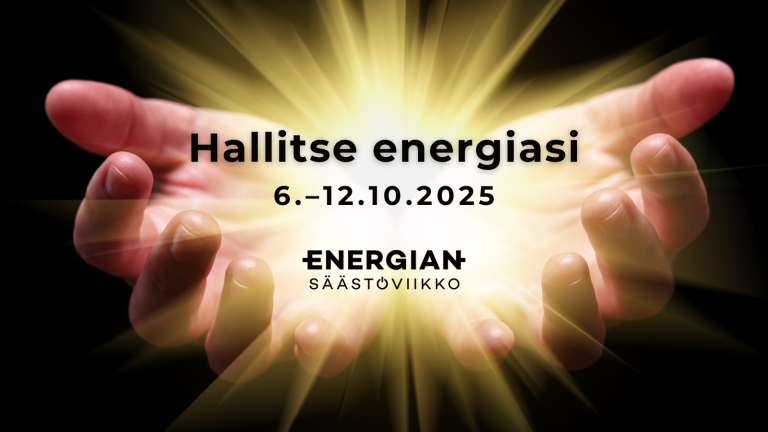 Vuoden 2025 Energiansäästöviikon teemana on "Hallitse energiasi". Energiansäästöviikkoa vietetään 6.-12.10.2025.