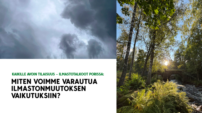 Ilmastotalkoot-tilaisuus