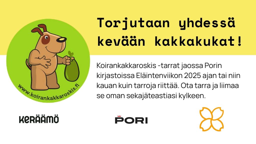 Keräämön Koirankakkakampajan mainos