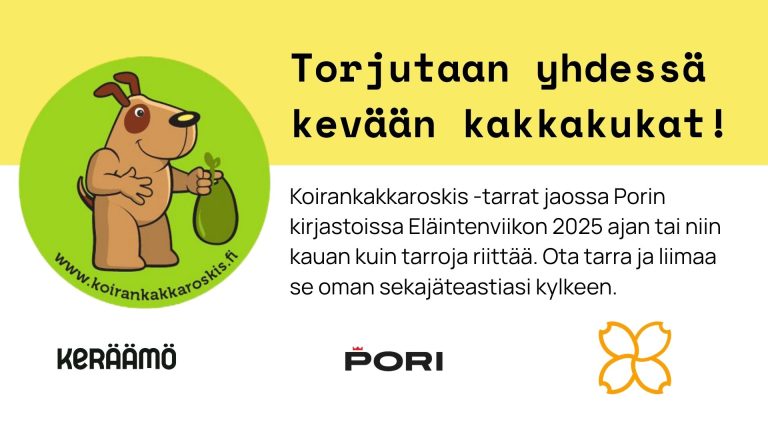 Keräämön Koirankakkakampajan mainos