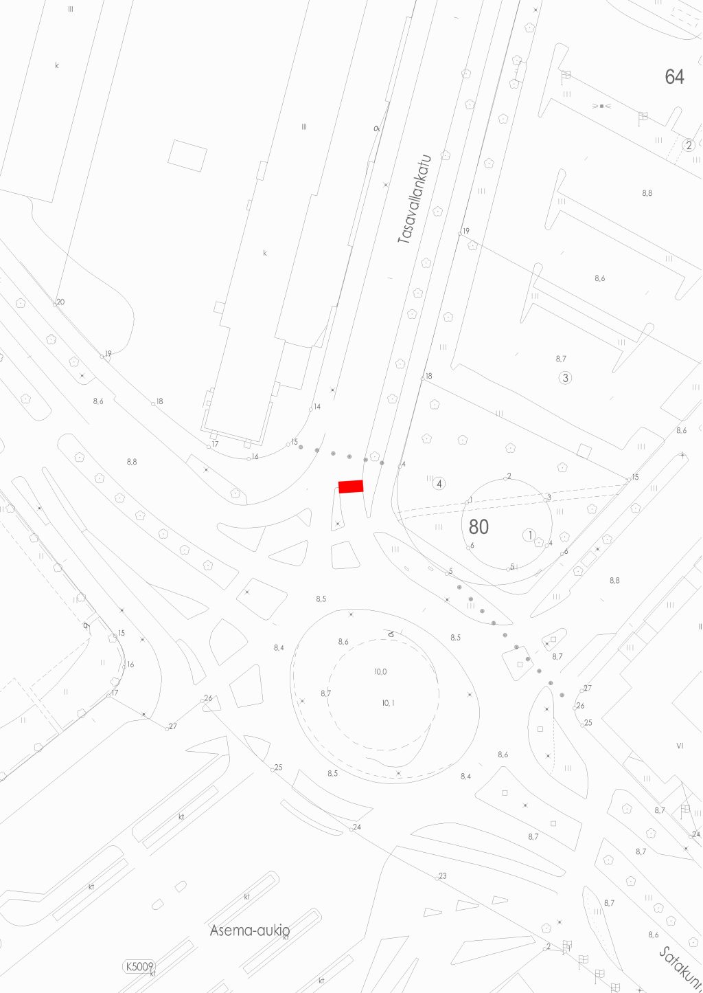 Tasavallankadun liikennejärjestelyt