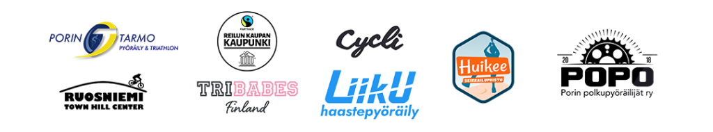 Pori polkee -yhteistyökumppaneiden logot
